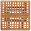 vidaXL Sammenleggbart hagebord 50x50x50 cm heltre teak