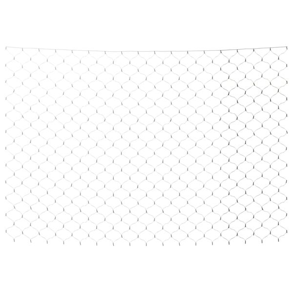 vidaXL Julenettlys kaldt hvitt 3x2 m 204 lysdioder innendørs og utendørs