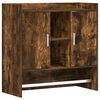 vidaXL Vegghylle Veggmontert R&oslash;kt Eik 80 x 36 x 80 cm Konstruert tre