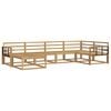 vidaXL Utend&oslash;rs sofa-sett 6 pcs Hvit 327 x 168,5 x 73 cm