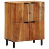 vidaXL Serviesskap med hylle Brun 60 x 33 x 75 cm Massiv mango tre