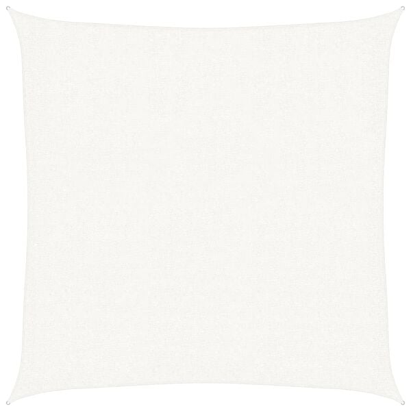 vidaXL Solseil 160 g/m&sup2; hvit 3x3 m HDPE