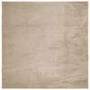 vidaXL Teppe HUARTE kort luv mykt og vaskbart sand 240x240 cm