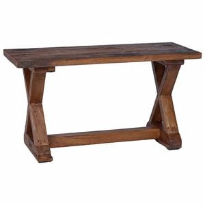 vidaXL benk Naturlig 85 x 35 x 46 cm Massivt gjenvunnet tre