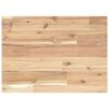 vidaXL Flytende hylle 60x30x2 cm ubehandlet heltre akasie