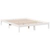 vidaXL Ekstra lang sengeramme uten madrass hvit 160x210 cm heltre furu