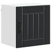 vidaXL Veggskap LUCCA Svart 40 x 31 x 40 cm Konstruert tre