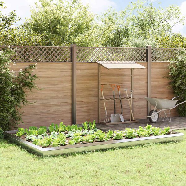 vidaXL Sneglegjerder 16 pcs s&oslash;lv Rustfritt St&aring;l