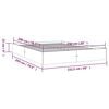 vidaXL Sengeramme heltre 150x200 cm King Size