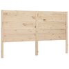 vidaXL Sengegavl 141x4x100 cm heltre furu