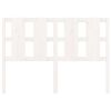 vidaXL Sengegavl hvit 145,5x4x100 cm heltre furu
