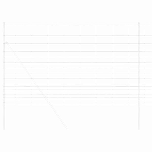 vidaXL Vill Gjerde Hett belegg galvanisert 1000 x 150 x 0,18 cm Jern