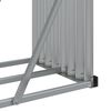 vidaXL Vedholder treutseende 234x45x100 cm galvanisert stål