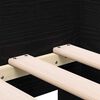 vidaXL Seng med hodegjerde Svart Eik 100 x 200 cm Konstruert tre