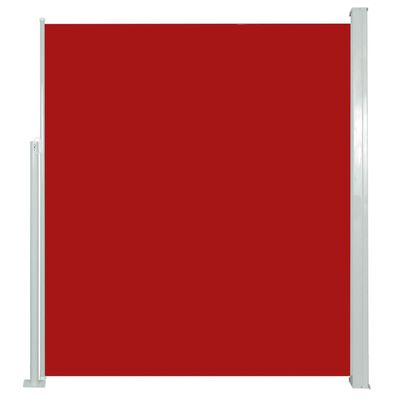 vidaXL Sidemarkise for balkong 180x300 cm rød