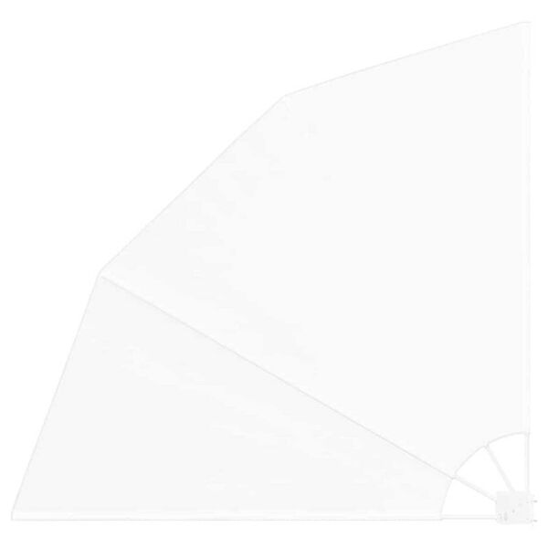 vidaXL Balkong privat skjerm Hvit 160 x 160 cm Polyester