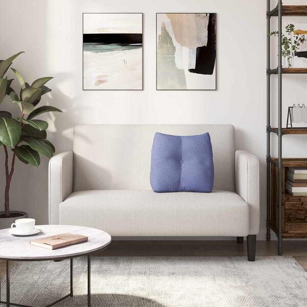 vidaXL Bakputen Jeans blå 45 x 24 x 50 cm stoff