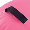 vidaXL Oppbl&aring;sbar gymnastikkrull med pumpe 120x90 cm PVC rosa