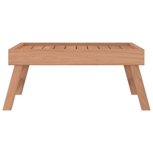 vidaXL Sammenleggbart brett 55x35x25 cm heltre teak
