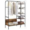 vidaXL Klesstativ med hylle Brun Eik 120 x 44 x 160 cm Konstruert tre