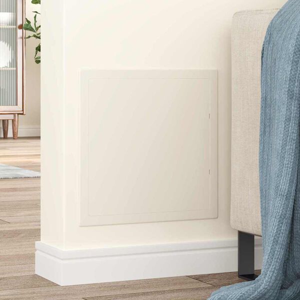 vidaXL Tilkomstpaneler Hvit 30 x 30 cm ABS-plast