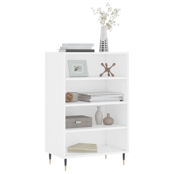 vidaXL Highboard hvit 57x35x90 cm konstruert tre