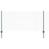 vidaXL Sekskantet gjerde med post 50 x 1 m PVC-belagt st&aring;l Gr&oslash;nn Mesh