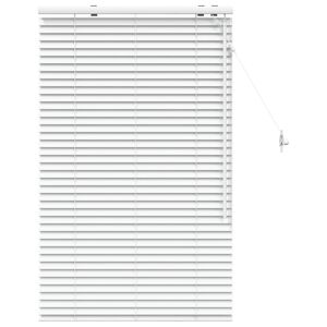 vidaXL Venetiansk persienne Hvit 85 x 130 cm 35 mm