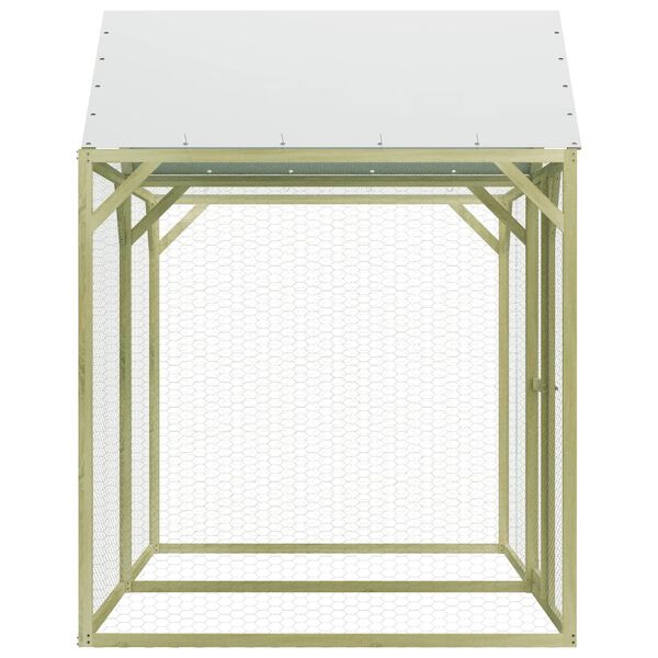 vidaXL Kyllingbur 3x1,5x2 m impregnert furu