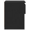 vidaXL Nattbord 2 stk svart 40x30x39 cm konstruert tre