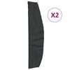 vidaXL Hageparasollrekk 2 stk 265x50/70/40 cm 420D oxfordstoff