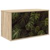 vidaXL Vegghengt TV-skap ELBURG 69 x 33 x 40 cm Sonoma eik