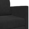 vidaXL Sammenleggbar Sofa seng Svart 124 x 71 x 78 cm Fl&oslash;yel