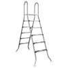 vidaXL Stige til over bakken basseng 224 x 175 cm 5-trinns