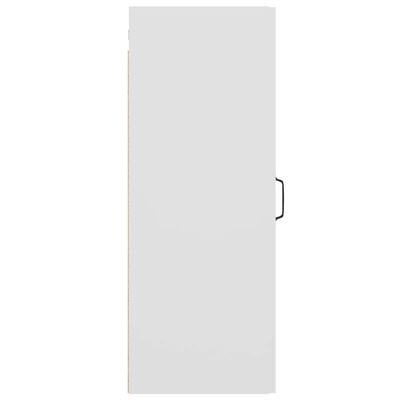 vidaXL Hengende veggskap hvit 34,5x34x90 cm