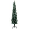 vidaXL Kunstig slankt juletre 300 LED 210 cm