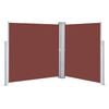 vidaXL Uttrekkbar sidemarkise 140x600 cm brun