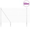 vidaXL Gjerdep&aring;le s&oslash;lv 50 x 1,5 m (25 x 25 mm mesh) St&aring;l