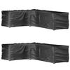 vidaXL L-formet hagem&oslash;beltrekk 2 stk 16 maljer 210x260x80 cm