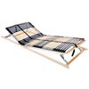 vidaXL Lamelbunn Brun 90 x 190 cm Massiv b&oslash;ketre