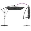 vidaXL Kantilever bananparasol Antrasitt 294 x 200 x 254 cm