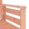 vidaXL Hagebenk med bord 2-seters heltre douglasgran