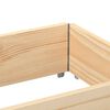 vidaXL Pallekarmer 150x50 cm heltre furu