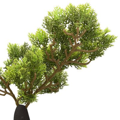 vidaXL Kunstig sypress bonsai med potte 60 cm grønn