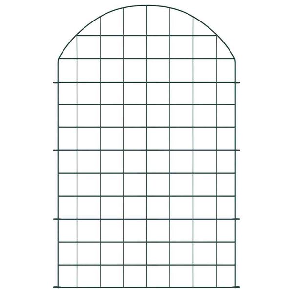 vidaXL Damhegnsett 8 pcs grønn 50 x 80 cm Stål