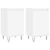 vidaXL Skjenker 2 stk hvit 40x35x70 cm konstruert tre
