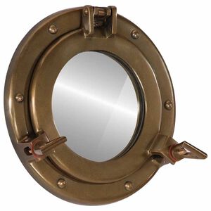 vidaXL Ku&oslash;yespeil vegghengt &Phi;23 cm&nbsp;aluminium og glass