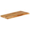 vidaXL Bordplate med naturlig kant 90x20x2,5 cm heltre mango