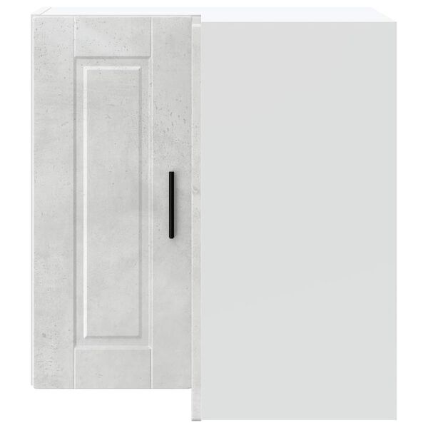 vidaXL Kjøkken vegg hjørneskap Porto betonggrå konstruert tre