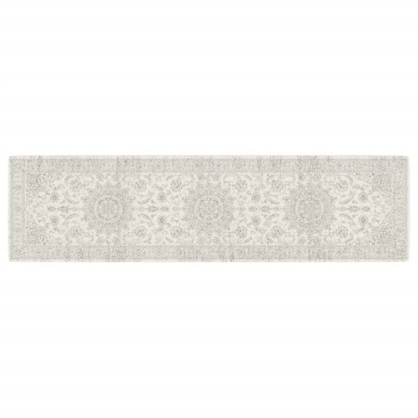 vidaXL Inne- og uteteppe kort luv flerfarget 80x300 cm sklisikkert